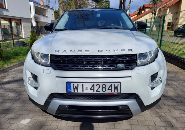 Land Rover Range Rover Evoque cena 75000 przebieg: 202042, rok produkcji 2014 z Warszawa małe 562